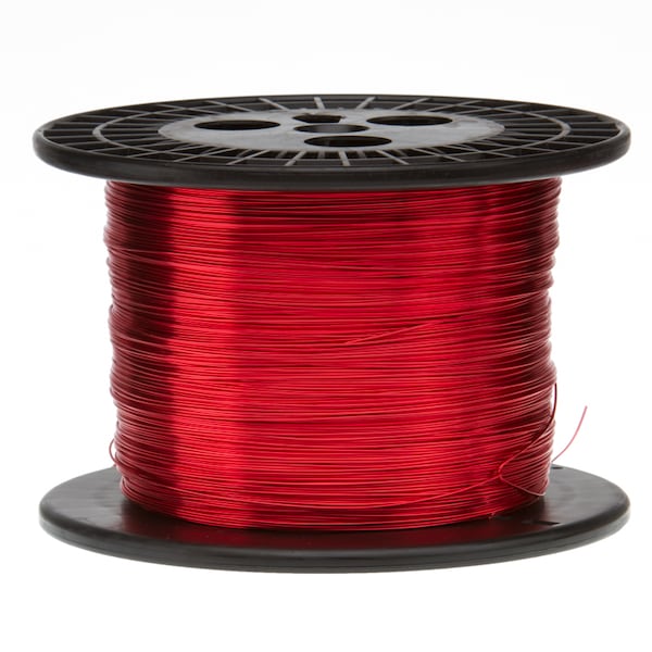 Magnet Wire, MW 80-C, 17 AWG, Red